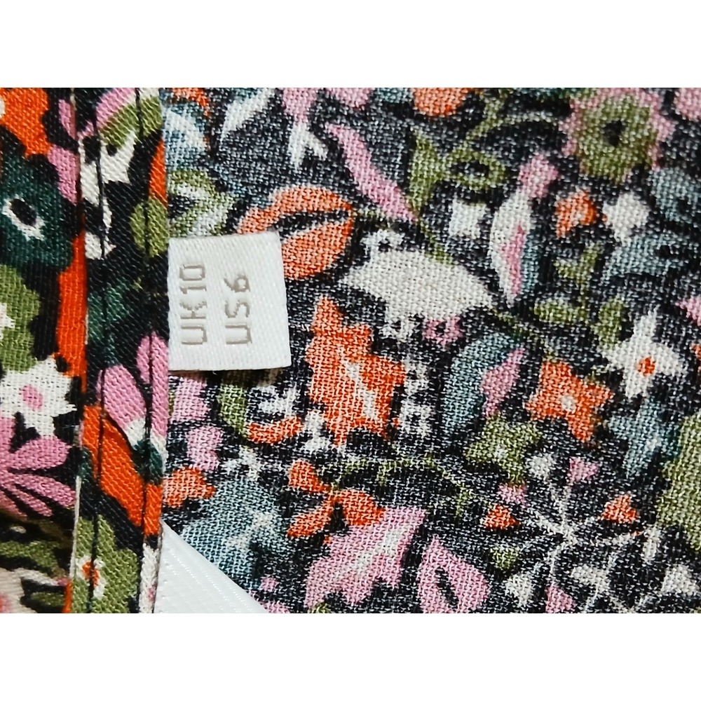 Boden Floral Print V Neck Long Sleeve Blouse Shirt Top Women's US 6 UK 10 - Picture 4 of 5